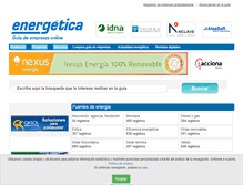 Tablet Screenshot of guia.energetica21.com